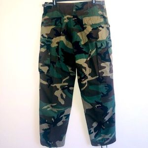 Vintage Air Force camouflage trousers